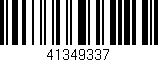Código de barras (EAN, GTIN, SKU, ISBN): '41349337'