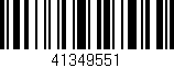 Código de barras (EAN, GTIN, SKU, ISBN): '41349551'
