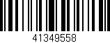 Código de barras (EAN, GTIN, SKU, ISBN): '41349558'