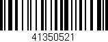 Código de barras (EAN, GTIN, SKU, ISBN): '41350521'