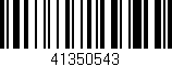 Código de barras (EAN, GTIN, SKU, ISBN): '41350543'