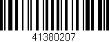 Código de barras (EAN, GTIN, SKU, ISBN): '41380207'