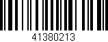 Código de barras (EAN, GTIN, SKU, ISBN): '41380213'