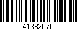 Código de barras (EAN, GTIN, SKU, ISBN): '41382676'