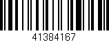 Código de barras (EAN, GTIN, SKU, ISBN): '41384167'