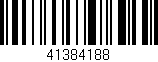 Código de barras (EAN, GTIN, SKU, ISBN): '41384188'