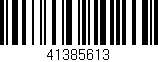 Código de barras (EAN, GTIN, SKU, ISBN): '41385613'