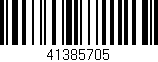 Código de barras (EAN, GTIN, SKU, ISBN): '41385705'