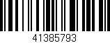 Código de barras (EAN, GTIN, SKU, ISBN): '41385793'