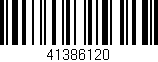 Código de barras (EAN, GTIN, SKU, ISBN): '41386120'