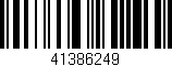 Código de barras (EAN, GTIN, SKU, ISBN): '41386249'