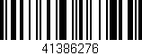 Código de barras (EAN, GTIN, SKU, ISBN): '41386276'