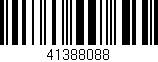 Código de barras (EAN, GTIN, SKU, ISBN): '41388088'