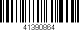 Código de barras (EAN, GTIN, SKU, ISBN): '41390864'
