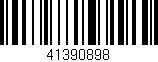 Código de barras (EAN, GTIN, SKU, ISBN): '41390898'