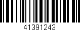 Código de barras (EAN, GTIN, SKU, ISBN): '41391243'