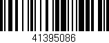 Código de barras (EAN, GTIN, SKU, ISBN): '41395086'