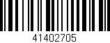 Código de barras (EAN, GTIN, SKU, ISBN): '41402705'