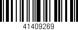 Código de barras (EAN, GTIN, SKU, ISBN): '41409269'
