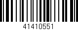 Código de barras (EAN, GTIN, SKU, ISBN): '41410551'