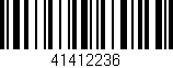 Código de barras (EAN, GTIN, SKU, ISBN): '41412236'