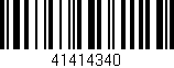 Código de barras (EAN, GTIN, SKU, ISBN): '41414340'