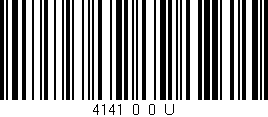 Código de barras (EAN, GTIN, SKU, ISBN): '4141_0_0_U'