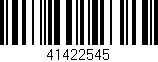Código de barras (EAN, GTIN, SKU, ISBN): '41422545'