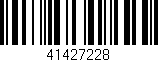 Código de barras (EAN, GTIN, SKU, ISBN): '41427228'