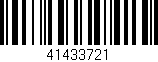 Código de barras (EAN, GTIN, SKU, ISBN): '41433721'
