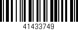 Código de barras (EAN, GTIN, SKU, ISBN): '41433749'