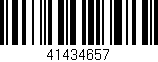 Código de barras (EAN, GTIN, SKU, ISBN): '41434657'