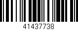 Código de barras (EAN, GTIN, SKU, ISBN): '41437738'