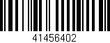 Código de barras (EAN, GTIN, SKU, ISBN): '41456402'