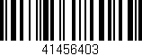 Código de barras (EAN, GTIN, SKU, ISBN): '41456403'