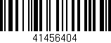 Código de barras (EAN, GTIN, SKU, ISBN): '41456404'