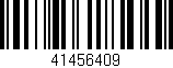 Código de barras (EAN, GTIN, SKU, ISBN): '41456409'