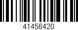 Código de barras (EAN, GTIN, SKU, ISBN): '41456420'