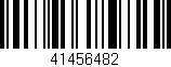 Código de barras (EAN, GTIN, SKU, ISBN): '41456482'