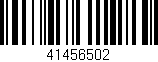 Código de barras (EAN, GTIN, SKU, ISBN): '41456502'