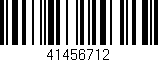 Código de barras (EAN, GTIN, SKU, ISBN): '41456712'