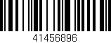 Código de barras (EAN, GTIN, SKU, ISBN): '41456896'