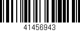 Código de barras (EAN, GTIN, SKU, ISBN): '41456943'