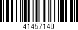 Código de barras (EAN, GTIN, SKU, ISBN): '41457140'