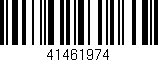 Código de barras (EAN, GTIN, SKU, ISBN): '41461974'