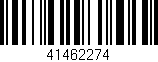 Código de barras (EAN, GTIN, SKU, ISBN): '41462274'