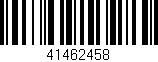 Código de barras (EAN, GTIN, SKU, ISBN): '41462458'