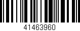Código de barras (EAN, GTIN, SKU, ISBN): '41463960'