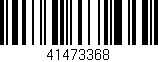 Código de barras (EAN, GTIN, SKU, ISBN): '41473368'