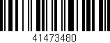Código de barras (EAN, GTIN, SKU, ISBN): '41473480'
